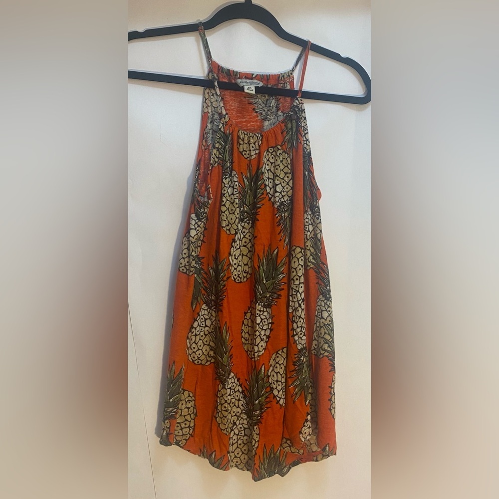 Lucky Brand Woman’s‎ Pineapple Tank Top Size XS